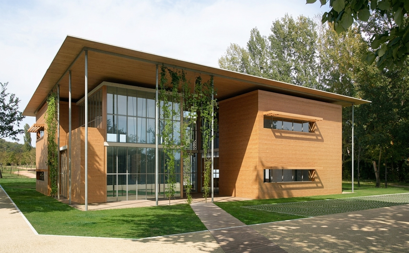 Open-space tertiaire contemporain – cloisonnement vitré, lumière naturelle et postes modulables